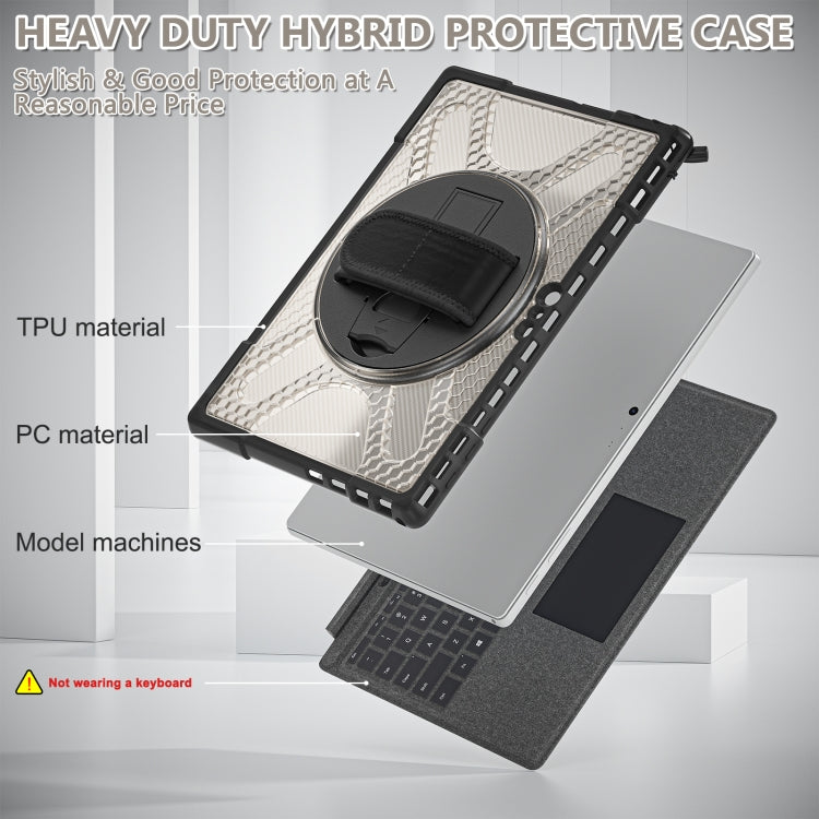 For MicroSoft Surface Pro 4 / 5 / 6 / 7 TPU + PC Tablet Case(Tea Color) - Others by buy2fix | Online Shopping UK | buy2fix