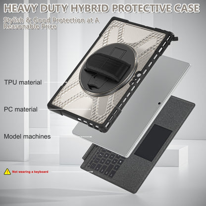 For MicroSoft Surface Pro 4 / 5 / 6 / 7 TPU + PC Tablet Case(Tea Color) - Others by buy2fix | Online Shopping UK | buy2fix
