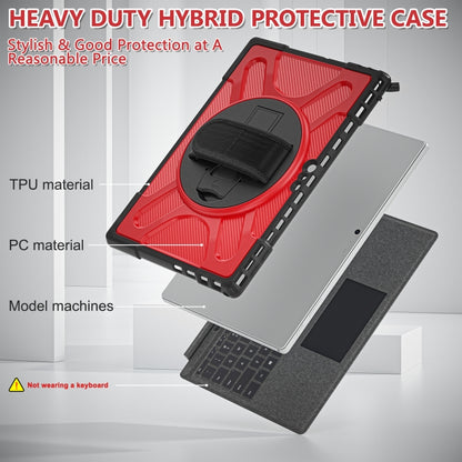 For MicroSoft Surface Pro 4 / 5 / 6 / 7 TPU + PC Tablet Case(Red) - Others by buy2fix | Online Shopping UK | buy2fix