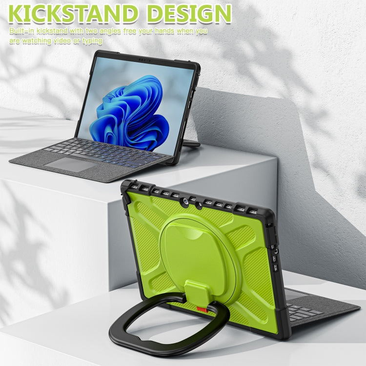 For MicroSoft Surface Pro 8 TPU + PC Tablet Case(Yellow Green) - Others by buy2fix | Online Shopping UK | buy2fix