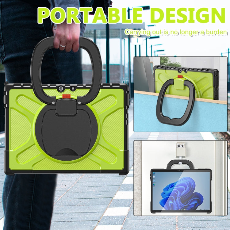 For MicroSoft Surface Pro 8 TPU + PC Tablet Case(Yellow Green) - Others by buy2fix | Online Shopping UK | buy2fix