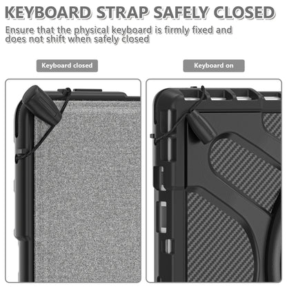 For MicroSoft Surface Pro 4 / 5 / 6 / 7 TPU + PC Tablet Case(Black) - Others by buy2fix | Online Shopping UK | buy2fix