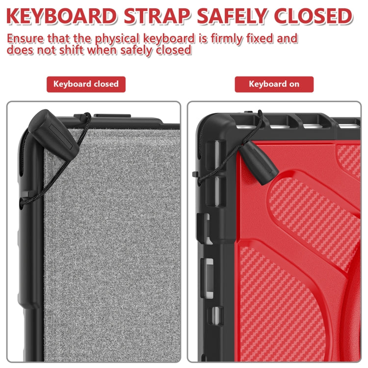 For MicroSoft Surface Pro 4 / 5 / 6 / 7 TPU + PC Tablet Case(Red) - Others by buy2fix | Online Shopping UK | buy2fix