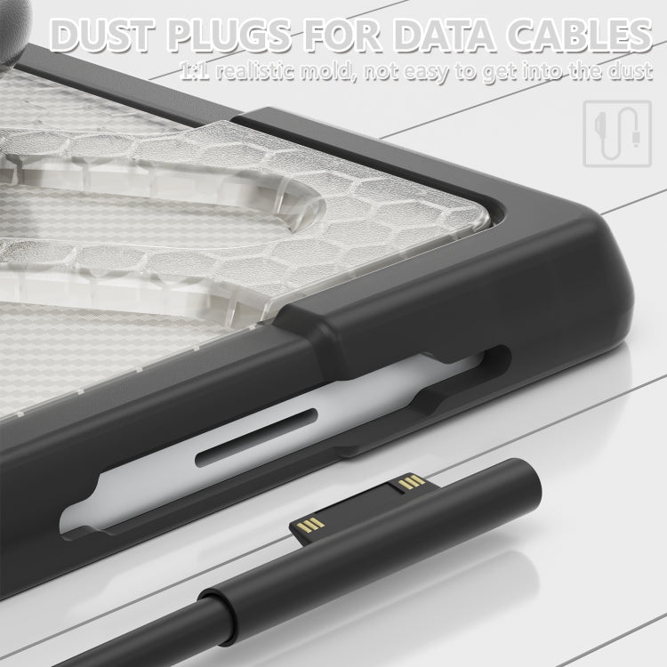For MicroSoft Surface Pro 4 / 5 / 6 / 7 TPU + PC Tablet Case(Transparent) - Others by buy2fix | Online Shopping UK | buy2fix