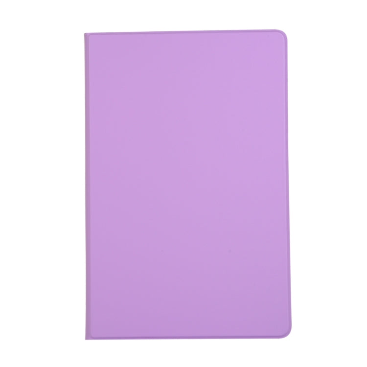 For Samsung Galaxy Tab S8 Ultra Elasticity Leather Tablet Case with Holder(Purple) by buy2fix
