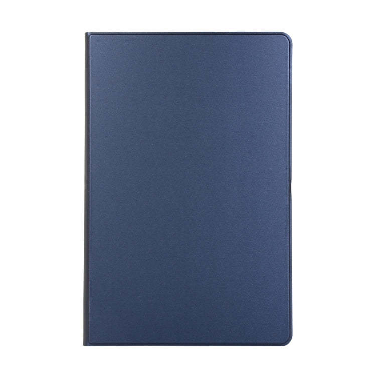 For Samsung Galaxy Tab S8 Ultra Elasticity Leather Tablet Case with Holder(Dark Blue) by buy2fix