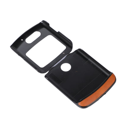 For Motorola Moto Razr 5G Cowhide Texture PU Phone Case(Brown) by buy2fix