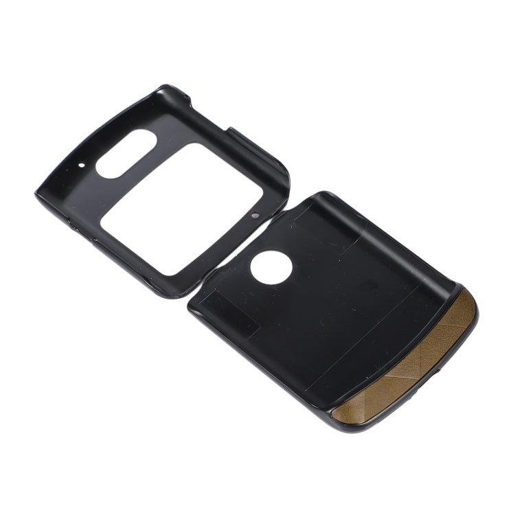 For Motorola Moto Razr 5G Weave Plaid PU Phone Case(Green) by buy2fix