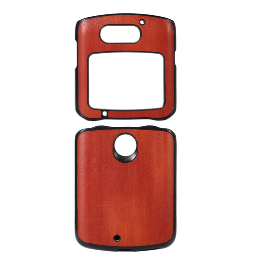 For Motorola Moto Razr 5G Yellow Cow Texture PU Phone Case(Brown) - Motorola Cases by buy2fix | Online Shopping UK | buy2fix
