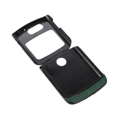 For Motorola Moto Razr 5G Wood Texture PU Phone Case(Green) by buy2fix