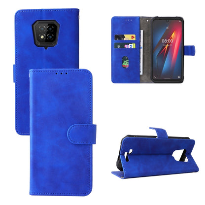 For Ulefone Armor 8 Skin Feel Magnetic Buckle Calf Texture Leather Phone Case(Blue) by buy2fix