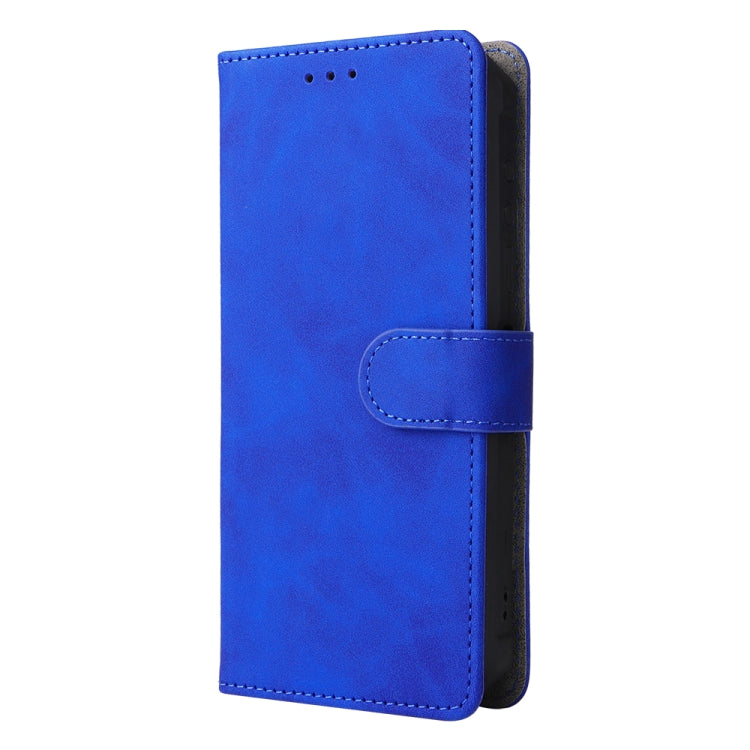 For Ulefone Armor 8 Skin Feel Magnetic Buckle Calf Texture Leather Phone Case(Blue) by buy2fix