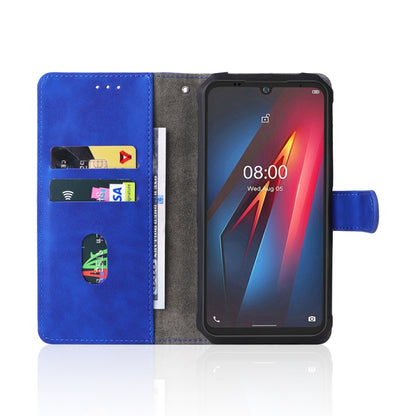 For Ulefone Armor 8 Skin Feel Magnetic Buckle Calf Texture Leather Phone Case(Blue) by buy2fix