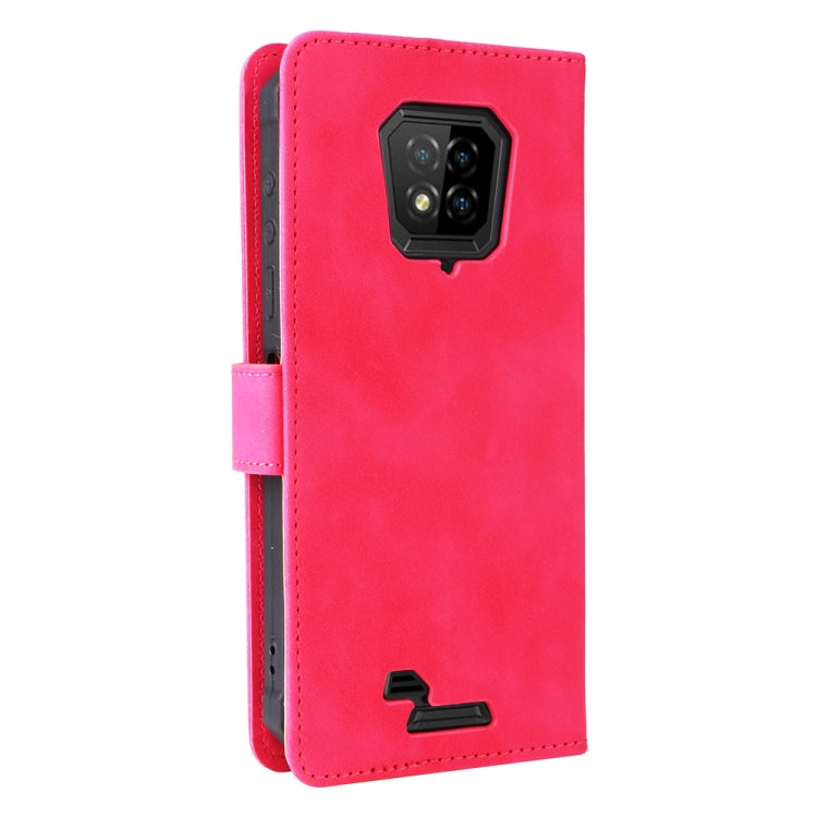 For Ulefone Armor 8 Skin Feel Magnetic Buckle Calf Texture Leather Phone Case(Rose Red) by buy2fix