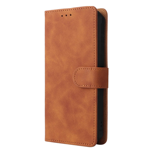 For Ulefone Armor 8 Skin Feel Magnetic Buckle Calf Texture Leather Phone Case(Brown) by buy2fix