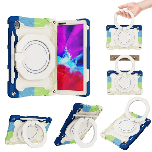 For Lenovo Tab K10 / M10 Plus Armor Contrast Color Silicone + PC Tablet Case(Colorful Blue) - Lenovo by buy2fix | Online Shopping UK | buy2fix