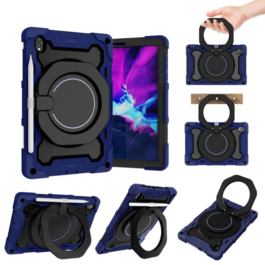 For Lenovo Tab K10 / M10 Plus Armor Contrast Color Silicone + PC Tablet Case(Black) - Lenovo by buy2fix | Online Shopping UK | buy2fix