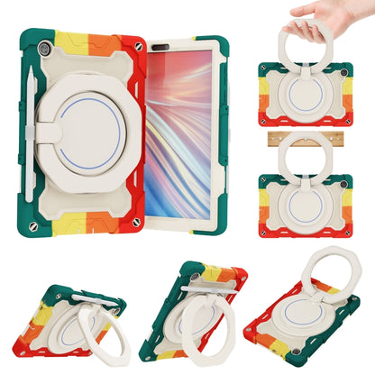 For Lenovo Tab M10 HD Gen 2 X306 Armor Contrast Color Silicone + PC Tablet Case(Colorful Red) - Lenovo by buy2fix | Online Shopping UK | buy2fix