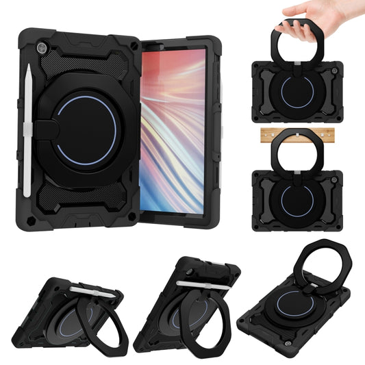 For Lenovo Tab M10 HD Gen 2 X306 Armor Contrast Color Silicone + PC Tablet Case(Black) - Lenovo by buy2fix | Online Shopping UK | buy2fix