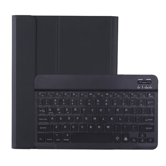 C-098B Candy Color Skin Feel Texture Bluetooth Keyboard Leather Case with Pen Holder For iPad Air 11 2024 / 2025 / Air 4 10.9 2020 / Air 5 10.9 2022 (Black) - For iPad Air by buy2fix | Online Shopping UK | buy2fix