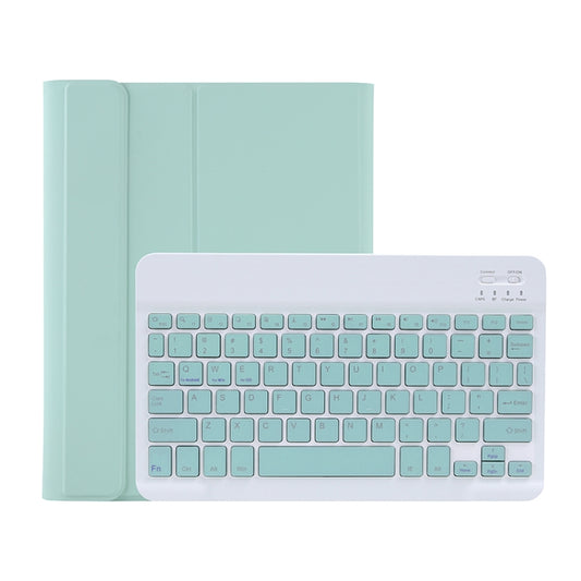 C-098B Candy Color Skin Feel Texture Bluetooth Keyboard Leather Case with Pen Holder For iPad Air 11 2024 / 2025 / Air 4 10.9 2020 / Air 5 10.9 2022 (Light Green) - For iPad Air by buy2fix | Online Shopping UK | buy2fix