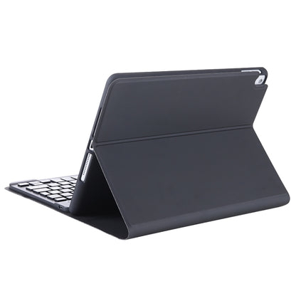 T098B Candy Color Skin Feel Texture Bluetooth Keyboard Leather Case with Pen Holder For iPad Air 11 2024 / 2025 / Air 4 10.9 2020 / Air 5 10.9 2022 (Black) - For iPad Air by buy2fix | Online Shopping UK | buy2fix