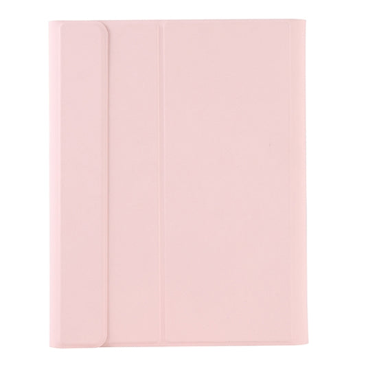 T098B Candy Color Skin Feel Texture Bluetooth Keyboard Leather Case with Pen Holder For iPad Air 11 2024 / 2025 / Air 4 10.9 2020 / Air 5 10.9 2022 (Pink) - For iPad Air by buy2fix | Online Shopping UK | buy2fix