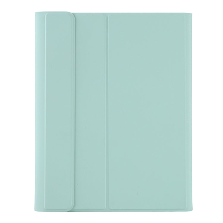 T098B Candy Color Skin Feel Texture Bluetooth Keyboard Leather Case with Pen Holder For iPad Air 11 2024 / 2025 / Air 4 10.9 2020 / Air 5 10.9 2022 (Light Green) - For iPad Air by buy2fix | Online Shopping UK | buy2fix