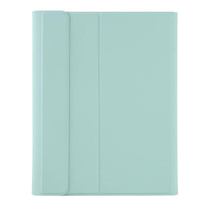 T098B Candy Color Skin Feel Texture Bluetooth Keyboard Leather Case with Pen Holder For iPad Air 11 2024 / 2025 / Air 4 10.9 2020 / Air 5 10.9 2022 (Light Green) - For iPad Air by buy2fix | Online Shopping UK | buy2fix