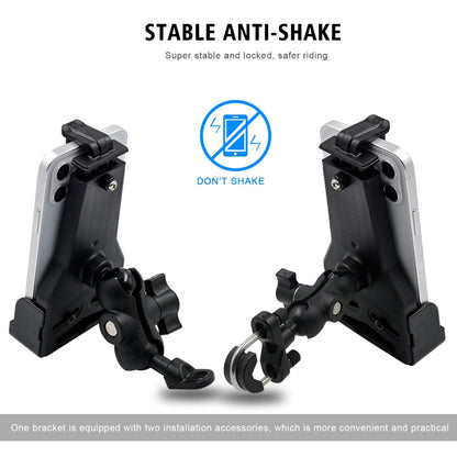 WUPP CS-1287A1 Motorcycle Bike Triangle Fixed Mobile Phone Holder(Black) - Holder by WUPP | Online Shopping UK | buy2fix