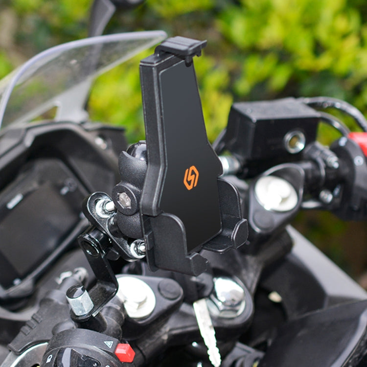 WUPP CS-1287A1 Motorcycle Bike Triangle Fixed Mobile Phone Holder(Black) - Holder by WUPP | Online Shopping UK | buy2fix