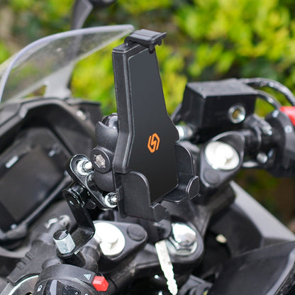 WUPP CS-1287A1 Motorcycle Bike Triangle Fixed Mobile Phone Holder(Black) - Holder by WUPP | Online Shopping UK | buy2fix