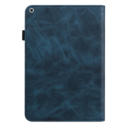 Solid Color Embossed Striped Smart Leather Case For iPad 10.2 2019 / Pro 10.5 inch(Blue) - iPad Pro 10.5 inch Cases by buy2fix | Online Shopping UK | buy2fix