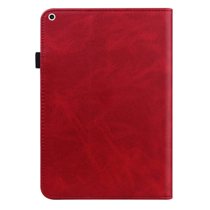 Solid Color Embossed Striped Smart Leather Case For iPad 10.2 2019 / Pro 10.5 inch(Red) - iPad Pro 10.5 inch Cases by buy2fix | Online Shopping UK | buy2fix