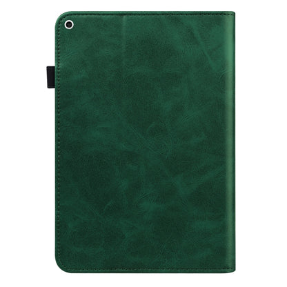 Solid Color Embossed Striped Smart Leather Case For iPad 5 / 6 / 7 / 8 2017(Green) - More iPad Cases by buy2fix | Online Shopping UK | buy2fix