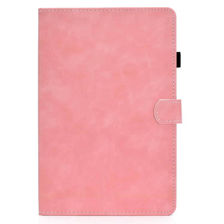 For Samsung Galaxy Tab S8 / S7 Cowhide Texture Smart Leather Tablet Case(Rose Gold) by buy2fix