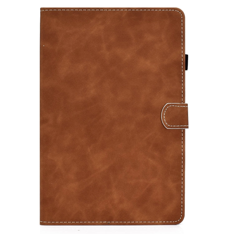 For Samsung Galaxy Tab S8 / S7 Cowhide Texture Smart Leather Tablet Case(Brown) by buy2fix