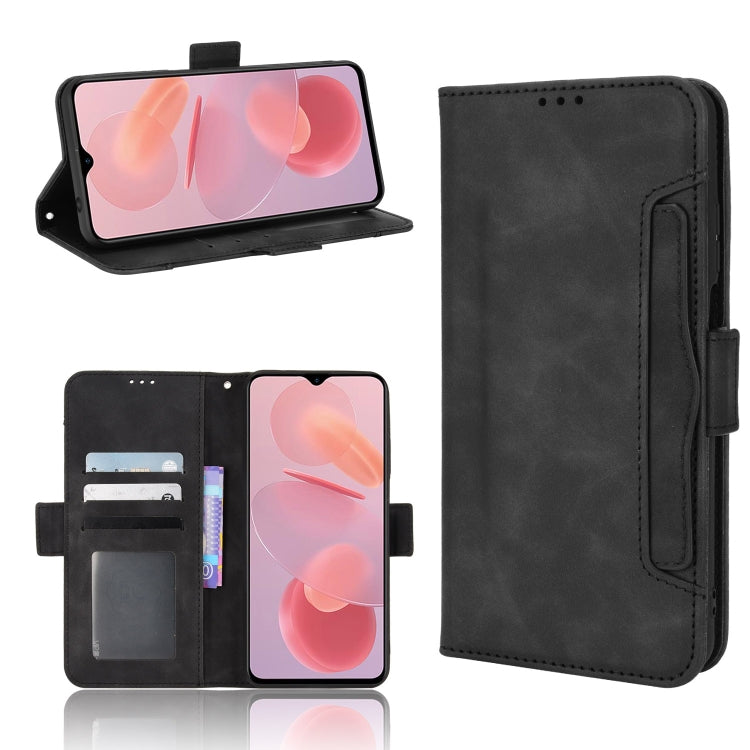 For Ulefone Note 12P Skin Feel Calf Pattern Leather Phone Case(Black) by buy2fix