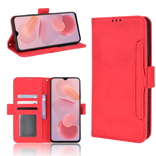 For Ulefone Note 12P Skin Feel Calf Pattern Leather Phone Case(Red) by buy2fix