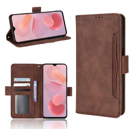 For Ulefone Note 12P Skin Feel Calf Pattern Leather Phone Case(Brown) by buy2fix