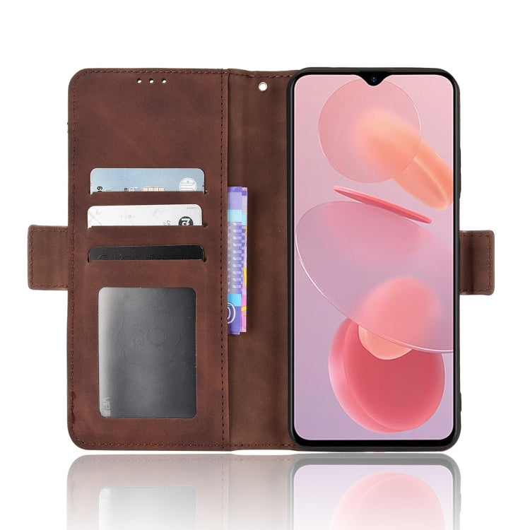 For Ulefone Note 12P Skin Feel Calf Pattern Leather Phone Case(Brown) by buy2fix