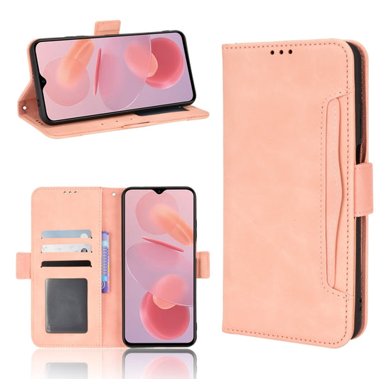 For Ulefone Note 12P Skin Feel Calf Pattern Leather Phone Case(Pink) by buy2fix