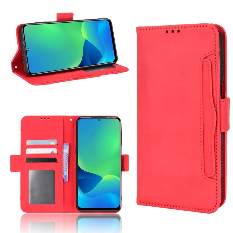 For Ulefone Note 13P Skin Feel Calf Pattern Leather Phone Case(Red) by buy2fix