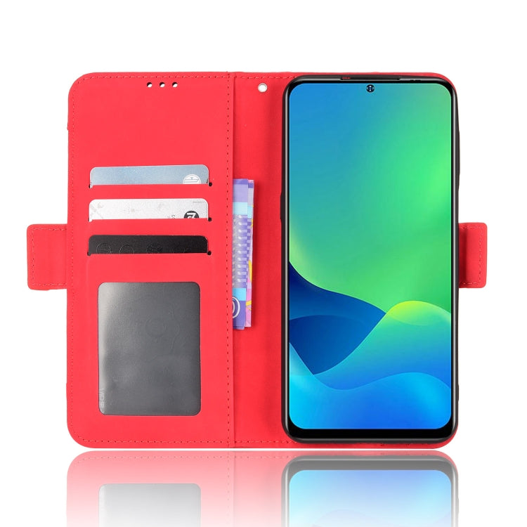 For Ulefone Note 13P Skin Feel Calf Pattern Leather Phone Case(Red) by buy2fix
