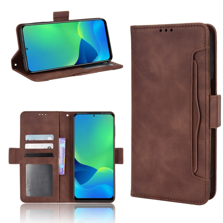 For Ulefone Note 13P Skin Feel Calf Pattern Leather Phone Case(Brown) by buy2fix
