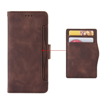 For Ulefone Note 13P Skin Feel Calf Pattern Leather Phone Case(Brown) by buy2fix