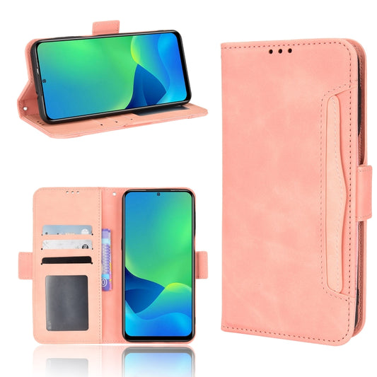 For Ulefone Note 13P Skin Feel Calf Pattern Leather Phone Case(Pink) by buy2fix