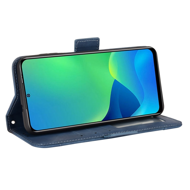 For Ulefone Note 13P Skin Feel Calf Pattern Leather Phone Case(Blue) by buy2fix