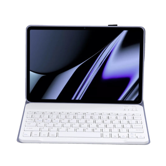 OP11 Lambskin Texture Ultra-thin Bluetooth Keyboard Leather Case For OPPO Pad 11 inch(Purple) by buy2fix
