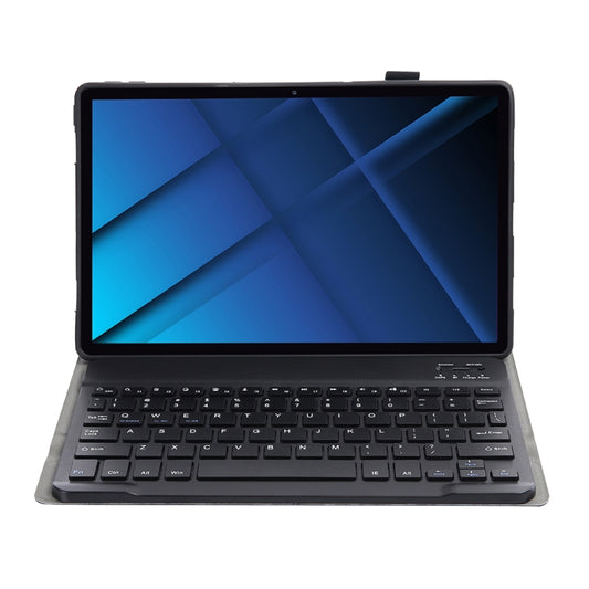 AK16 Lambskin Texture Bluetooth Keyboard Leather Case For Lenovo Tab 6 5G 10.3 inch(Blue) by buy2fix